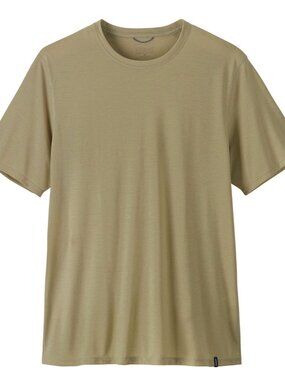 Patagonia Men's Capilene Cool Short Sleeve Trail Shirt Weathered Stone size XL